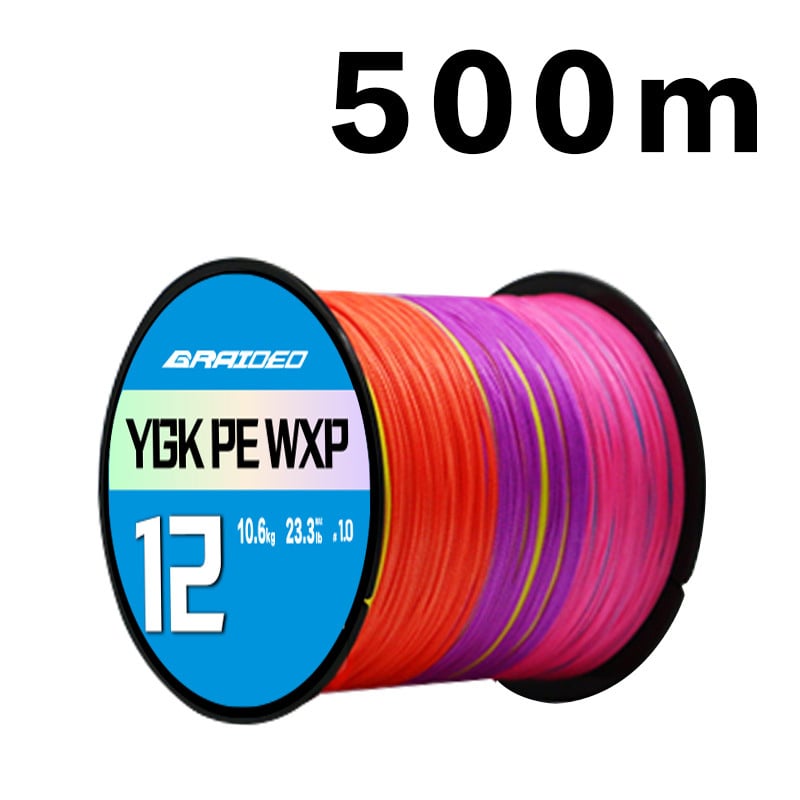 Galvenā PE līnija makšķerēšanai, 12 šķiedru, ārkārtīgi gluda, 10–100 lb, ygk pe wxp
