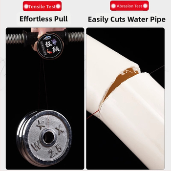 Zivju līniju komplekts ar galveno līniju un apakšlīnijas, pastiprināta izturība (Materiāls: Cits; Galvenā līnija un apakšlīnijas; Makšķerēšanas vietas: Dažādas)