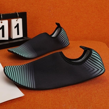 Pantofi de apă pentru plajă, Slip-on, talpă joasă, talpă din cauciuc natural, PHYLON talpă, pentru înot și trecere prin apă, unisex adulți