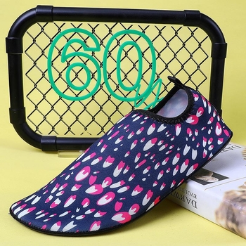 Pantofi de apă pentru plajă, Slip-on, talpă joasă, talpă din cauciuc natural, PHYLON talpă, pentru înot și trecere prin apă, unisex adulți