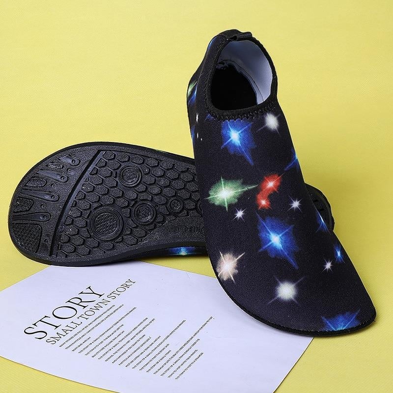 Pantofi de apă pentru plajă, Slip-on, talpă joasă, talpă din cauciuc natural, PHYLON talpă, pentru înot și trecere prin apă, unisex adulți