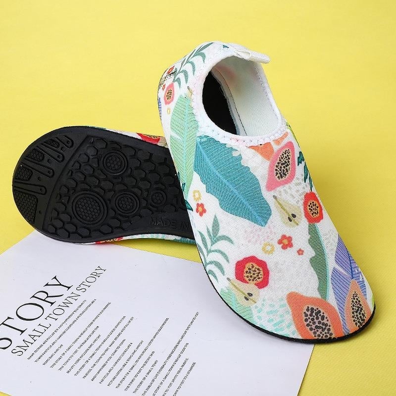 Pantofi de apă pentru plajă, Slip-on, talpă joasă, talpă din cauciuc natural, PHYLON talpă, pentru înot și trecere prin apă, unisex adulți