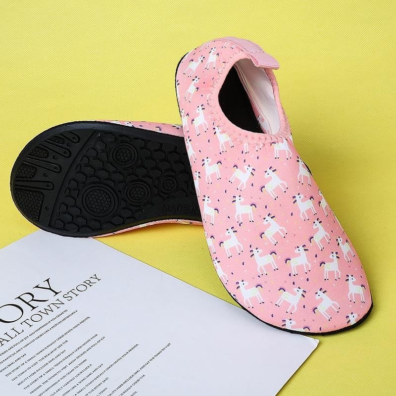 Pantofi de apă pentru plajă, Slip-on, talpă joasă, talpă din cauciuc natural, PHYLON talpă, pentru înot și trecere prin apă, unisex adulți