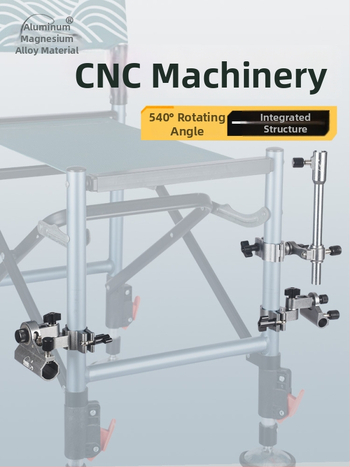 Makšķerēšanas krēsla triju daļu komplekts, alumīnija sakausējums, piemērots kreisajai un labajai rokai, zīmols Fishing haha