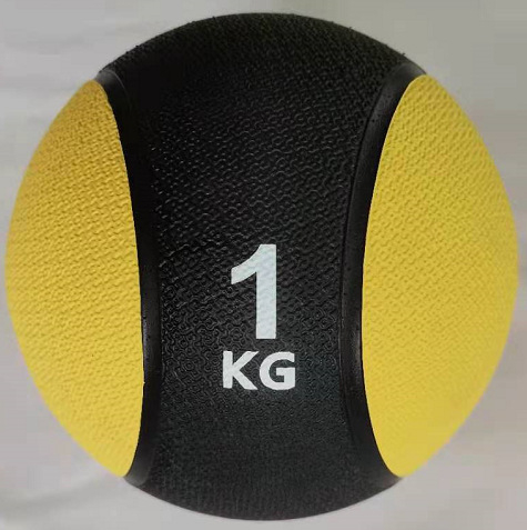 Gumijas medicīniskā bumba ar dubultiem rokturiem (Kategorija: joga bumba; Materiāls: Gumija; Piepūšama: Jā; Apstrādes pielāgošana: Jā; Licencēta privātā zīmola: Jā)