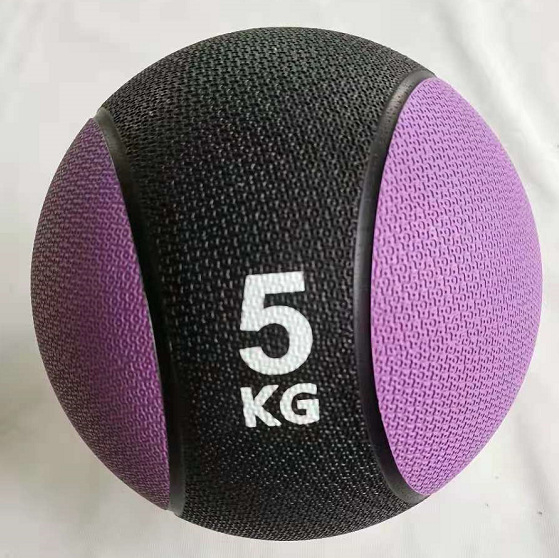 Gumijas medicīniskā bumba ar dubultiem rokturiem (Kategorija: joga bumba; Materiāls: Gumija; Piepūšama: Jā; Apstrādes pielāgošana: Jā; Licencēta privātā zīmola: Jā)