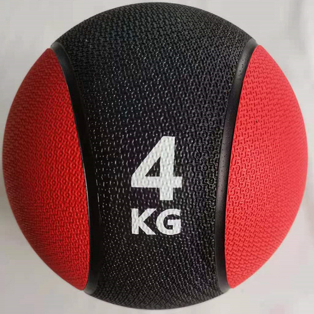 Gumijas medicīniskā bumba ar dubultiem rokturiem (Kategorija: joga bumba; Materiāls: Gumija; Piepūšama: Jā; Apstrādes pielāgošana: Jā; Licencēta privātā zīmola: Jā)