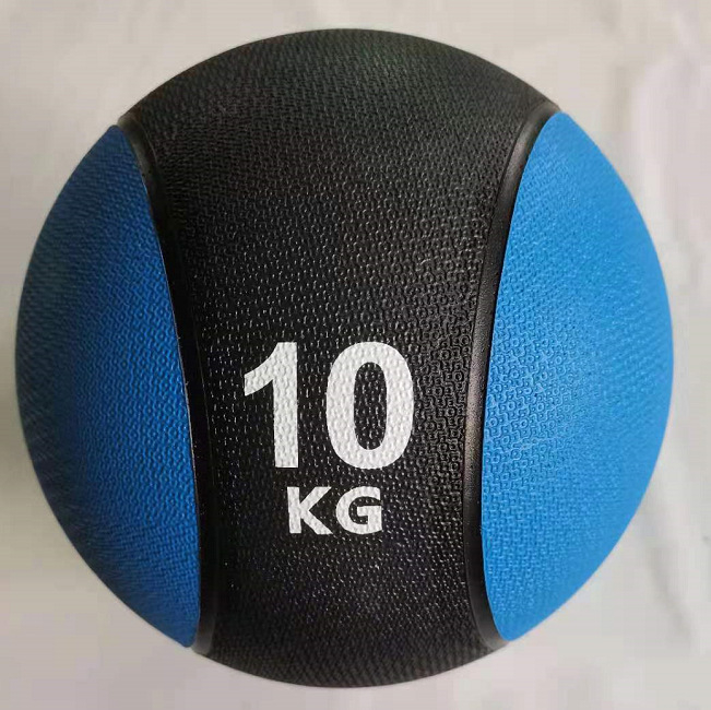 Gumijas medicīniskā bumba ar dubultiem rokturiem (Kategorija: joga bumba; Materiāls: Gumija; Piepūšama: Jā; Apstrādes pielāgošana: Jā; Licencēta privātā zīmola: Jā)