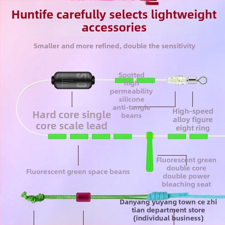 Karūsas makšķerēšanas auklu komplekts - galvenā neilona līnija, pilns līniju komplekts, materiāls zīds, garums cits, makšķerēšanas vieta cita