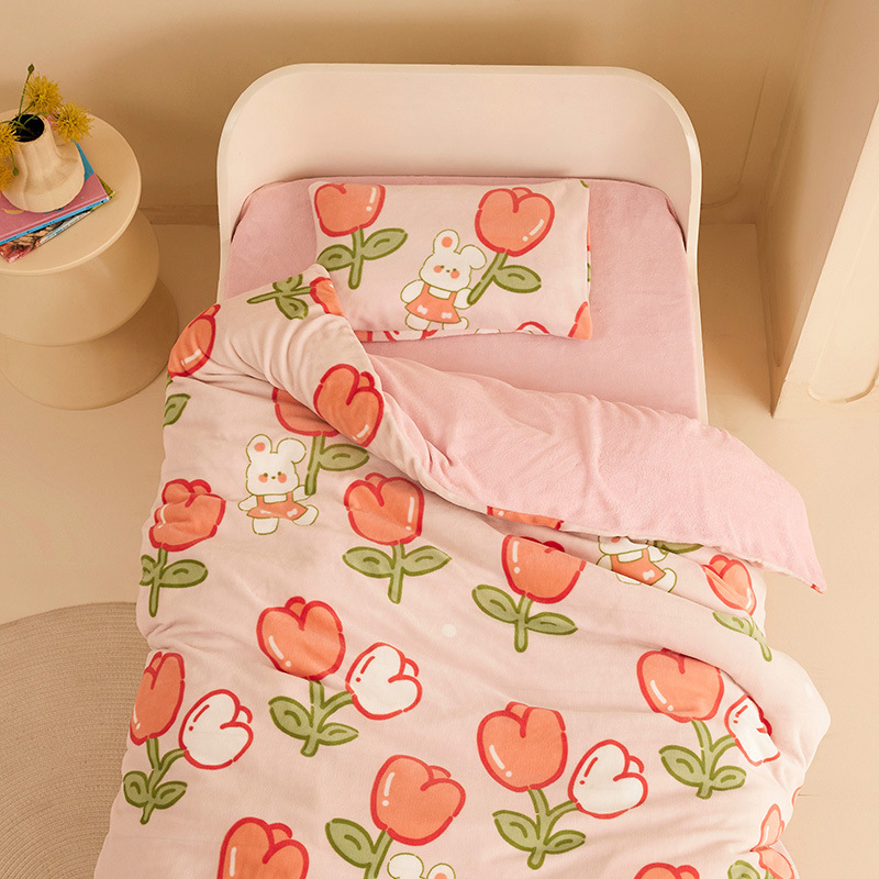 Kūdikių pledas su įdaru poliesterio ir sojų pluošto, pieno sametas audinys, žiemos sezonui, tinkamas vaikams iki 10 metų, svoris 1,1–1,5 kg