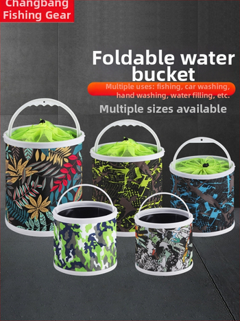 Saliekams ūdens kanna jūras zvejai ar pretlēkšanas režģi un virvi, ietilpība 2–13 L, bruto masa 0,18 kg