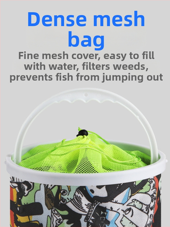 Saliekams ūdens kanna jūras zvejai ar pretlēkšanas režģi un virvi, ietilpība 2–13 L, bruto masa 0,18 kg