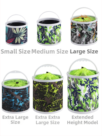 Saliekams ūdens kanna jūras zvejai ar pretlēkšanas režģi un virvi, ietilpība 2–13 L, bruto masa 0,18 kg