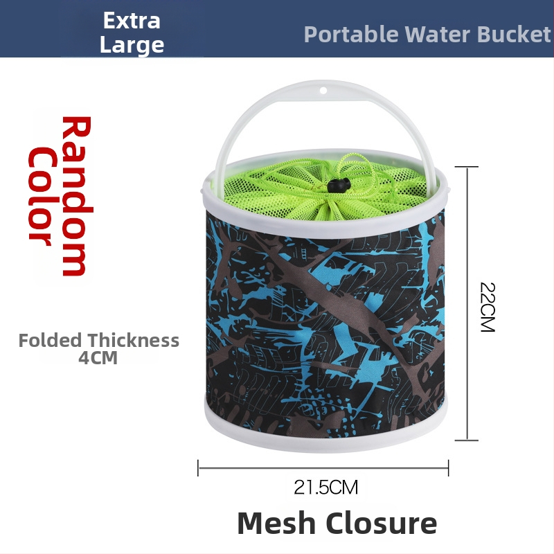 Saliekams ūdens kanna jūras zvejai ar pretlēkšanas režģi un virvi, ietilpība 2–13 L, bruto masa 0,18 kg