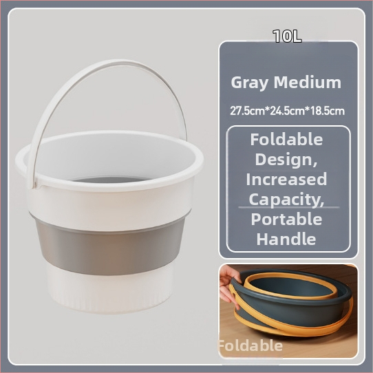 Salokāms spainis ārējai lietošanai - pārnēsājams PP plastmasas spainis, Xin cong, uzsākts 2023., 0,1 kg