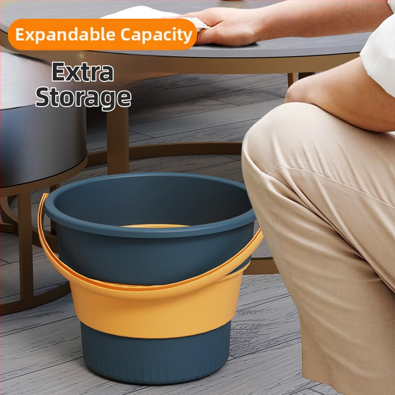 Sklopné vedro pre vonkajšie použitie - prenášateľné PP plastové vedro, Xin cong, uvedené v roku 2023, 0,1 kg