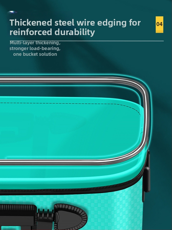 Dzīvās zivis grozs makšķerēšanai - EVA materiāls, 1,6 kg, paaugstināts dzīvās zivis nodalījums, mānekļu kārbiņa