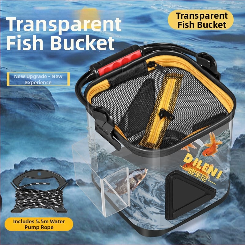 Dilone caurspīdīgs zvejas spainis – EVA materiāls, svars 500 g, zīmols Dilone