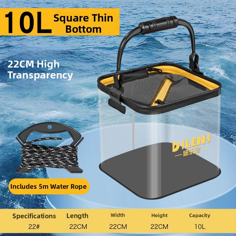 Dilone caurspīdīgs zvejas spainis – EVA materiāls, svars 500 g, zīmols Dilone