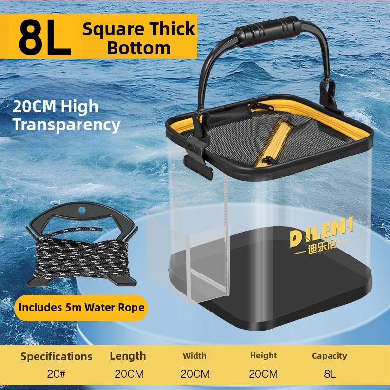 Dilone caurspīdīgs zvejas spainis – EVA materiāls, svars 500 g, zīmols Dilone