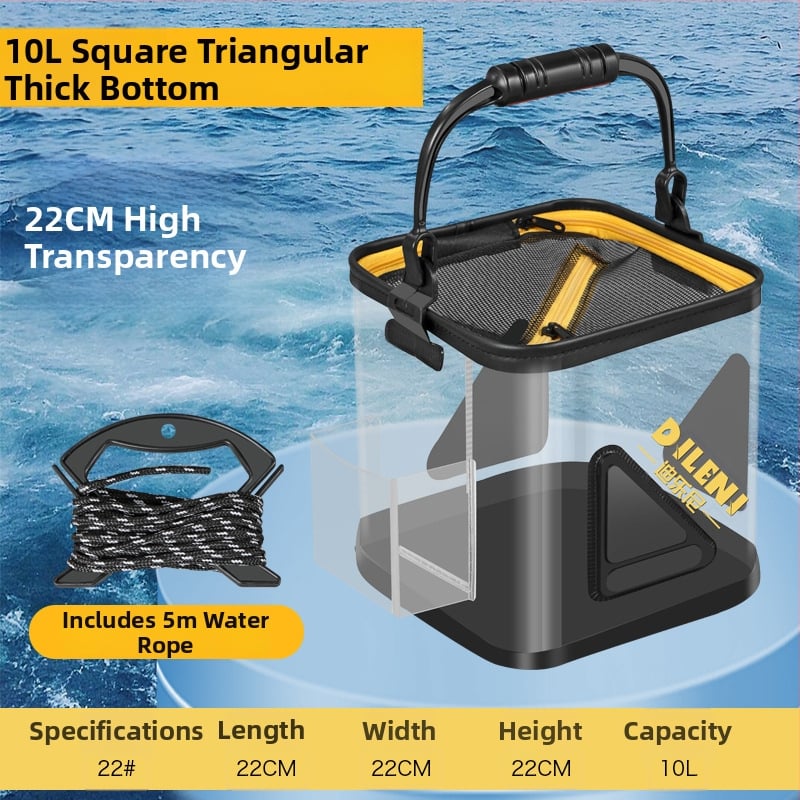 Dilone caurspīdīgs zvejas spainis – EVA materiāls, svars 500 g, zīmols Dilone