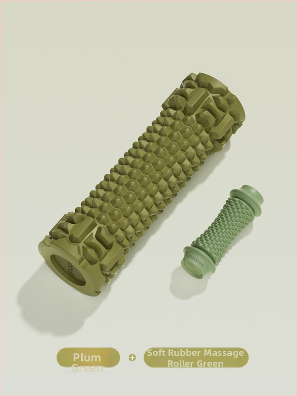 Joga putu rulons ar cietu kodolu muskuļu atslābināšanai un masāžai, ķermeņa formas veidošanai kājām un mugurai, jogas stabs