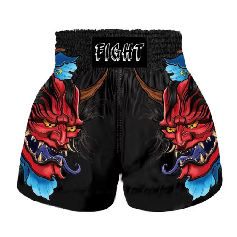 Muay Thai šortsevi – unisex, odrasli, trening Sanda, Lycra tkanina, 100% poliester
