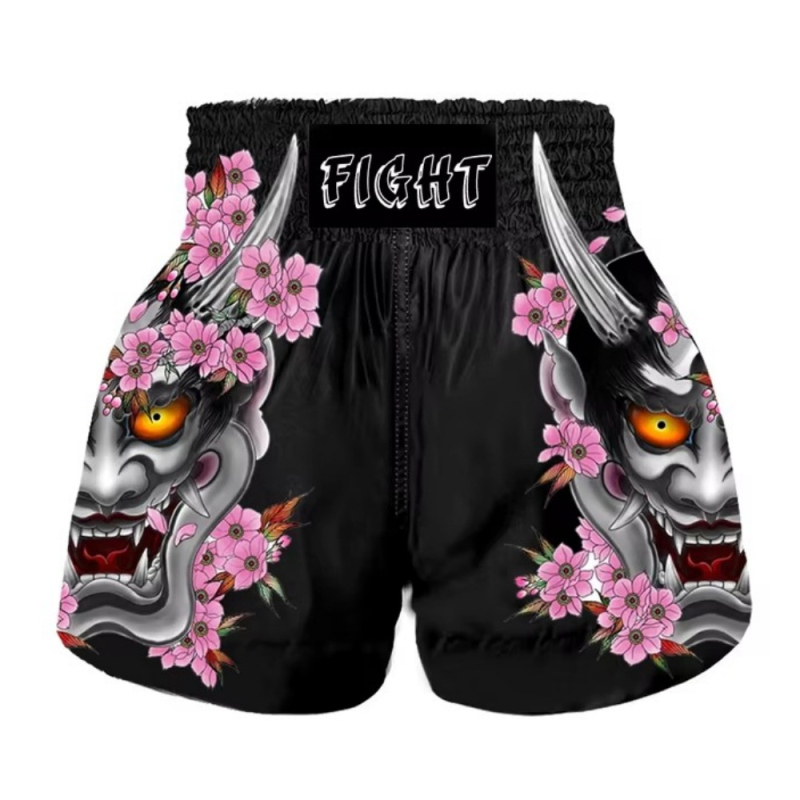 Muay Thai šortsevi – unisex, odrasli, trening Sanda, Lycra tkanina, 100% poliester
