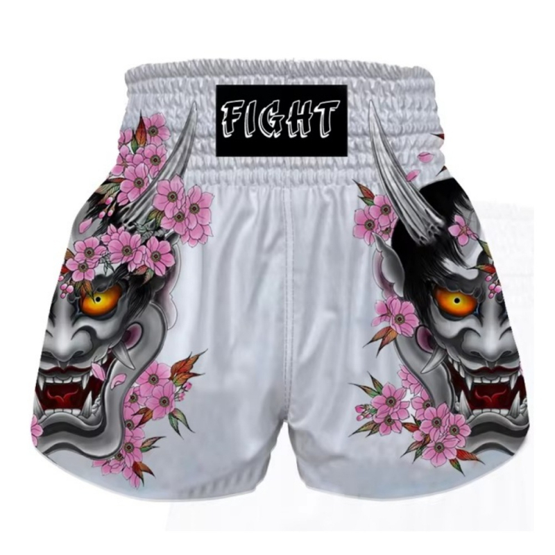 Muay Thai šortsevi – unisex, odrasli, trening Sanda, Lycra tkanina, 100% poliester