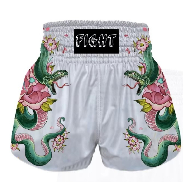 Muay Thai šortsevi – unisex, odrasli, trening Sanda, Lycra tkanina, 100% poliester