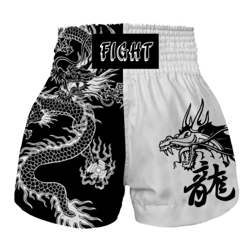 Muay Thai šortsevi – unisex, odrasli, trening Sanda, Lycra tkanina, 100% poliester
