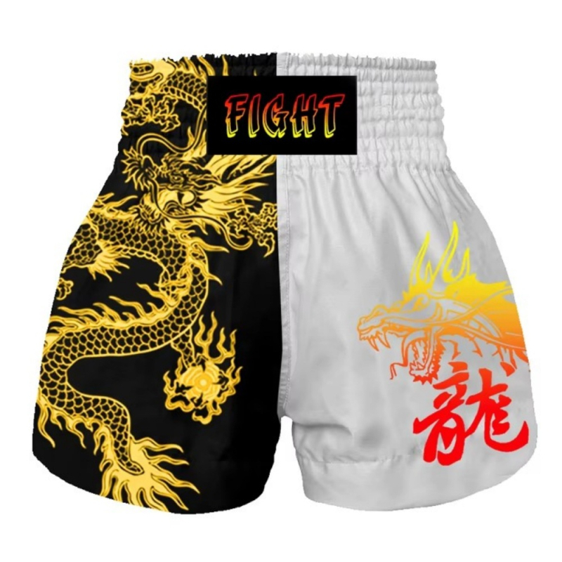 Muay Thai šortsevi – unisex, odrasli, trening Sanda, Lycra tkanina, 100% poliester