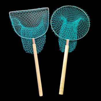 Rokām darināta zvejas siets ar koka rokturi, stingra konstrukcija, pilns jūras produktu zvejas komplekts. Zīmols: Other; Materiāls: Ogleklis.