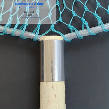 Rokām darināta zvejas siets ar koka rokturi, stingra konstrukcija, pilns jūras produktu zvejas komplekts. Zīmols: Other; Materiāls: Ogleklis.