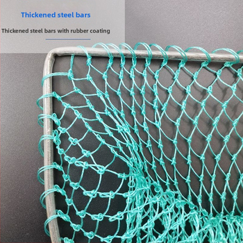 Rokām darināta zvejas siets ar koka rokturi, stingra konstrukcija, pilns jūras produktu zvejas komplekts. Zīmols: Other; Materiāls: Ogleklis.