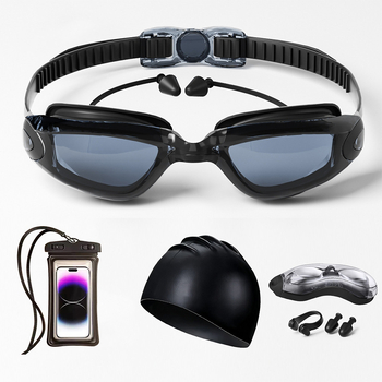 Odrasle anti-fog plivačke naočale s polykarbonatnim lećama, ovlaštena privatna marka