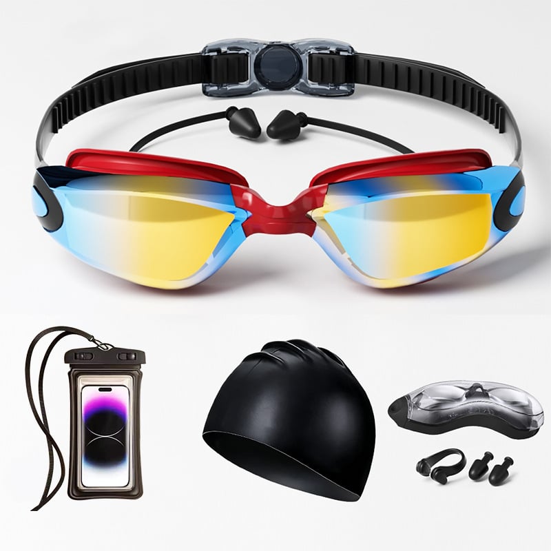 Odrasle anti-fog plivačke naočale s polykarbonatnim lećama, ovlaštena privatna marka