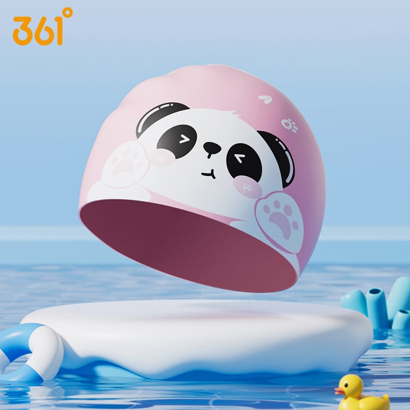 361° Dječja silikon pliva kapa s otiskom, vodootporna, zaštita ušiju