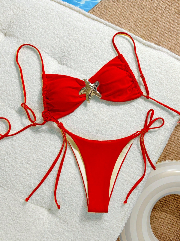 Dvodijelni bikini set s podstavljenim grudima; najlon/poliester 80/20; brzo suši; visoka elastičnost