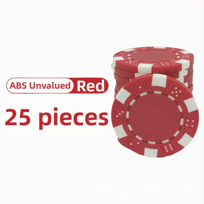 Plastikust žetoonide komplekt – ABS materjal, 1000 tk, kohandatav, sobib pokkerile, mahjongile ja lauamängudele