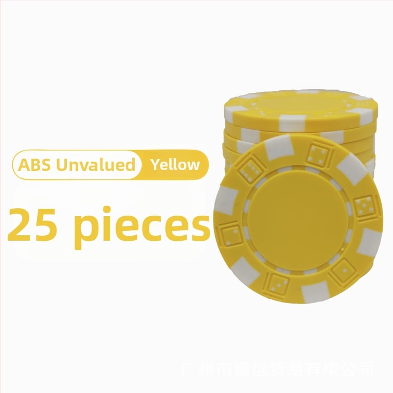 Plastikust žetoonide komplekt – ABS materjal, 1000 tk, kohandatav, sobib pokkerile, mahjongile ja lauamängudele