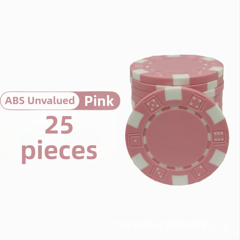 Plastikust žetoonide komplekt – ABS materjal, 1000 tk, kohandatav, sobib pokkerile, mahjongile ja lauamängudele