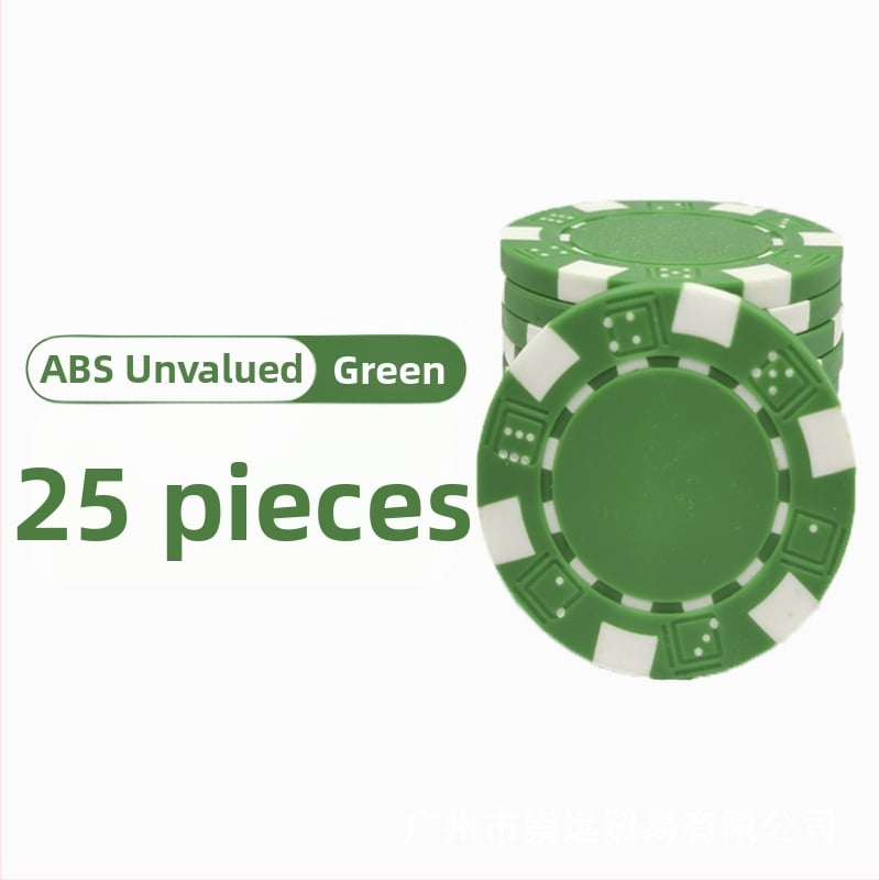 Plastikust žetoonide komplekt – ABS materjal, 1000 tk, kohandatav, sobib pokkerile, mahjongile ja lauamängudele