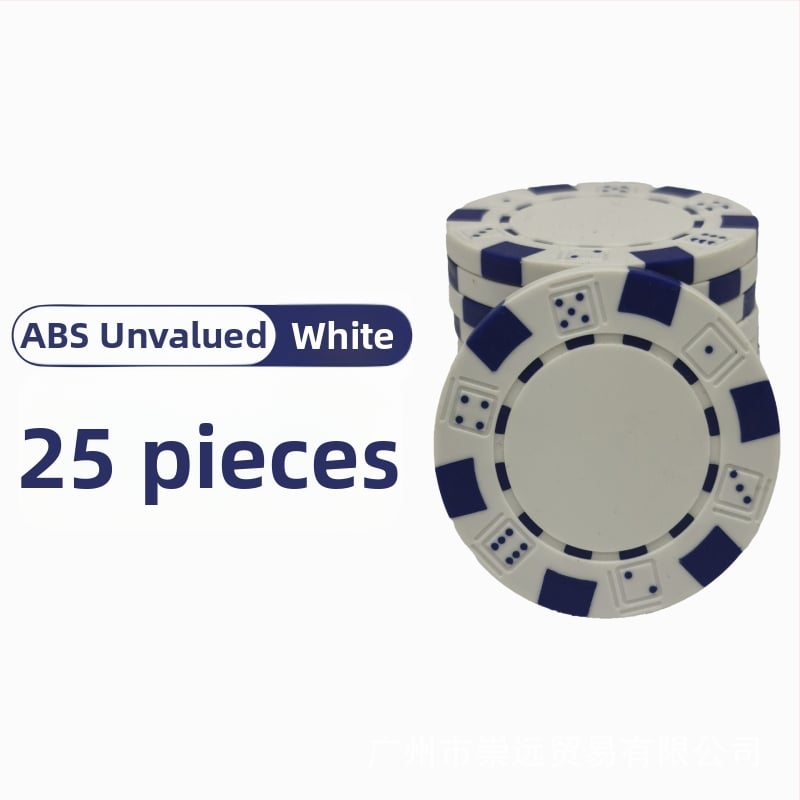 Plastikust žetoonide komplekt – ABS materjal, 1000 tk, kohandatav, sobib pokkerile, mahjongile ja lauamängudele