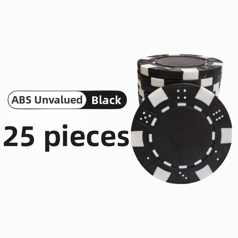 Plastikust žetoonide komplekt – ABS materjal, 1000 tk, kohandatav, sobib pokkerile, mahjongile ja lauamängudele