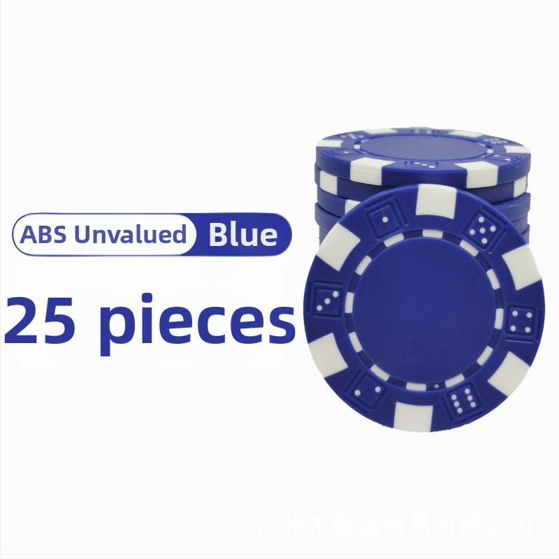 Plastikust žetoonide komplekt – ABS materjal, 1000 tk, kohandatav, sobib pokkerile, mahjongile ja lauamängudele