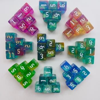 D6 kauliņi, akrila, taisnstūra stila, kastē 5000 gab.