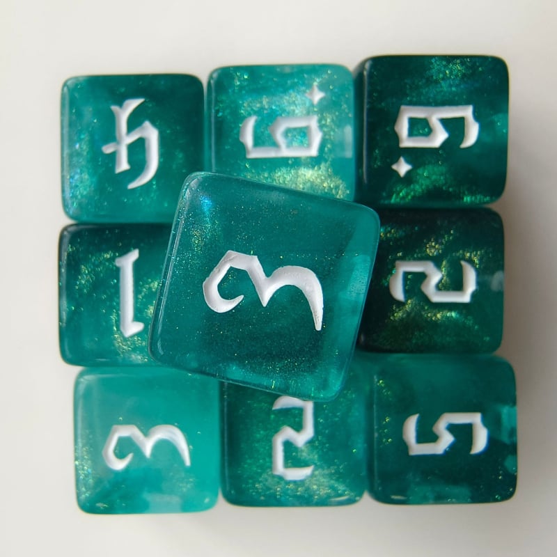 D6 kauliņi, akrila, taisnstūra stila, kastē 5000 gab.