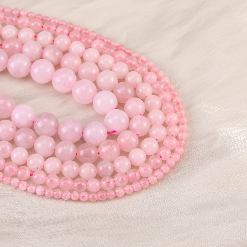 Prirodne crvene ahat kuglice – slobodne perle za DIY nakit, materijali od prirodnog kamena