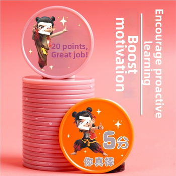 Plastikust mänguasemündid lastele — multikas pere teema, klassivahetuseks tokenid, melamiin